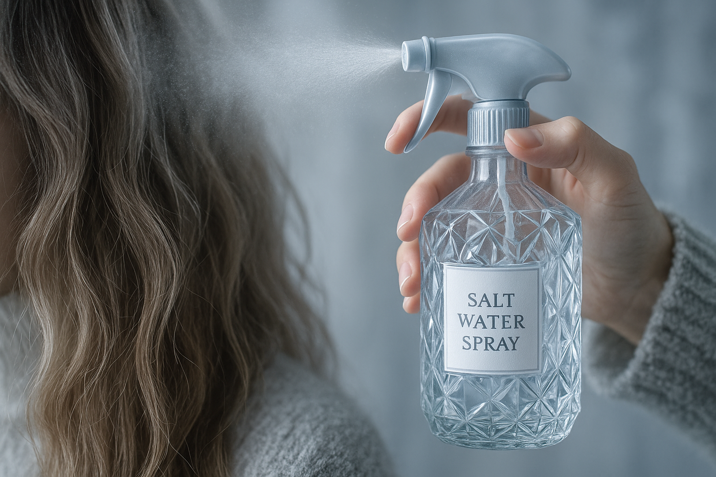 Salt water spray