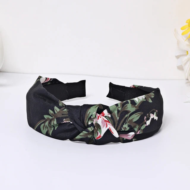 New Fashion Hair Hoop Hair Bands for Women Girls Flower Solid Color Headbands Designer Wide Hairband Hair Accessories Headwear