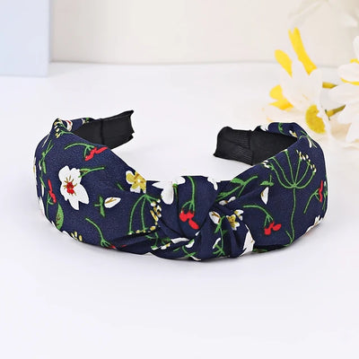 New Fashion Hair Hoop Hair Bands for Women Girls Flower Solid Color Headbands Designer Wide Hairband Hair Accessories Headwear