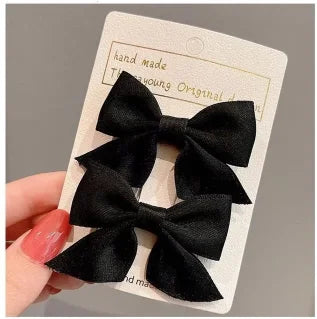 2 Piece Bow Hair Clip Elegant Flower Hair Clips For Kids Ladies Set Hairpin Hair Accessories Korean Style Bair Accessories