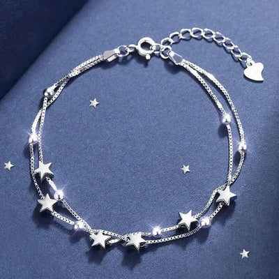 Sterling Silver Adjustable Open Leaf Hair Cuff Bracelet