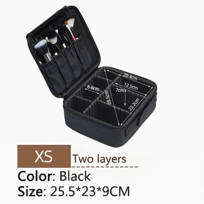 Professional Makeup Case Female Travel Big Capacity Beauty Nail ToolBox Cosmetic Organizer Suitcases For Makeup Storage Boxs