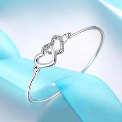Sterling Silver Adjustable Open Leaf Hair Cuff Bracelet
