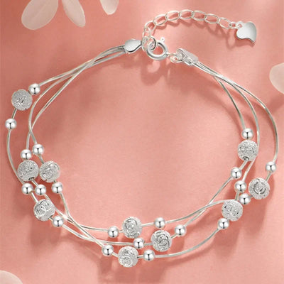 Sterling Silver Adjustable Open Leaf Hair Cuff Bracelet