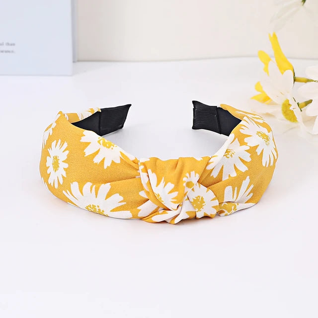 New Fashion Hair Hoop Hair Bands for Women Girls Flower Solid Color Headbands Designer Wide Hairband Hair Accessories Headwear
