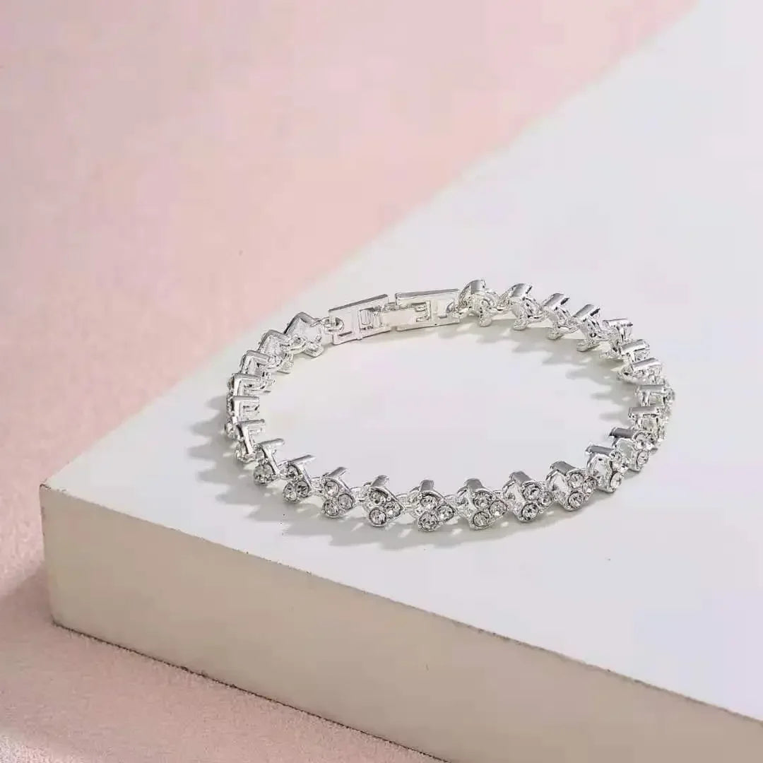 Sterling Silver Adjustable Open Leaf Hair Cuff Bracelet