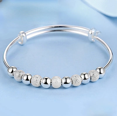 Sterling Silver Adjustable Open Leaf Hair Cuff Bracelet
