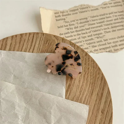 Heart Lettering Hair Claw