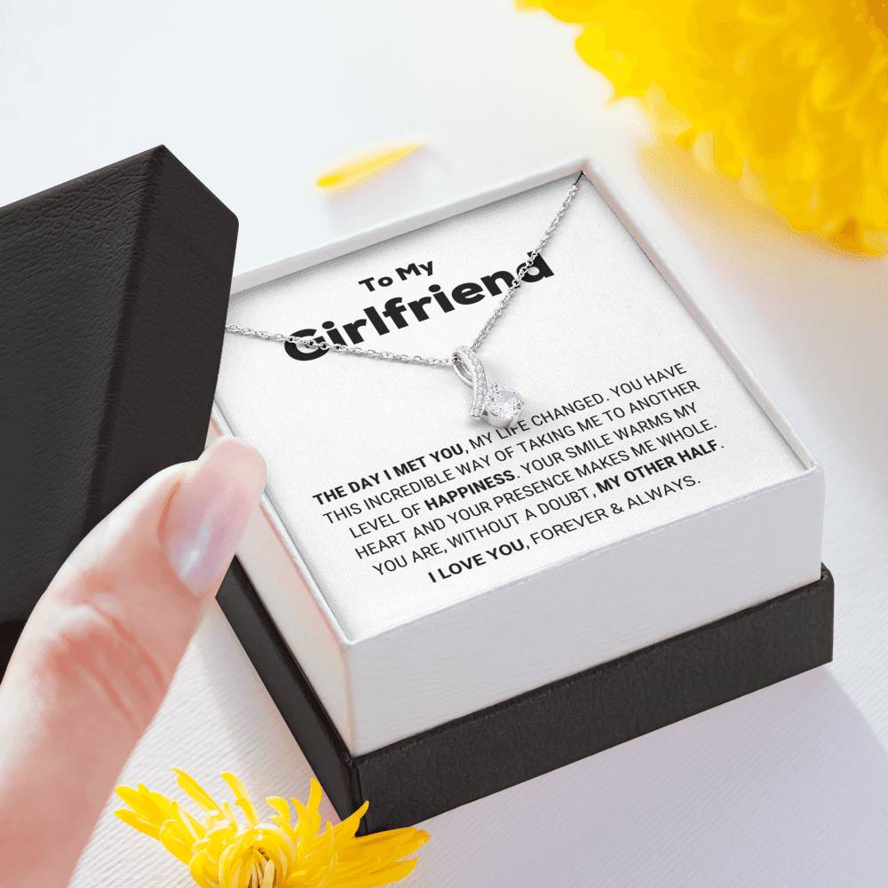 To My Girlfriend - The Day I Met You - Alluring Necklace