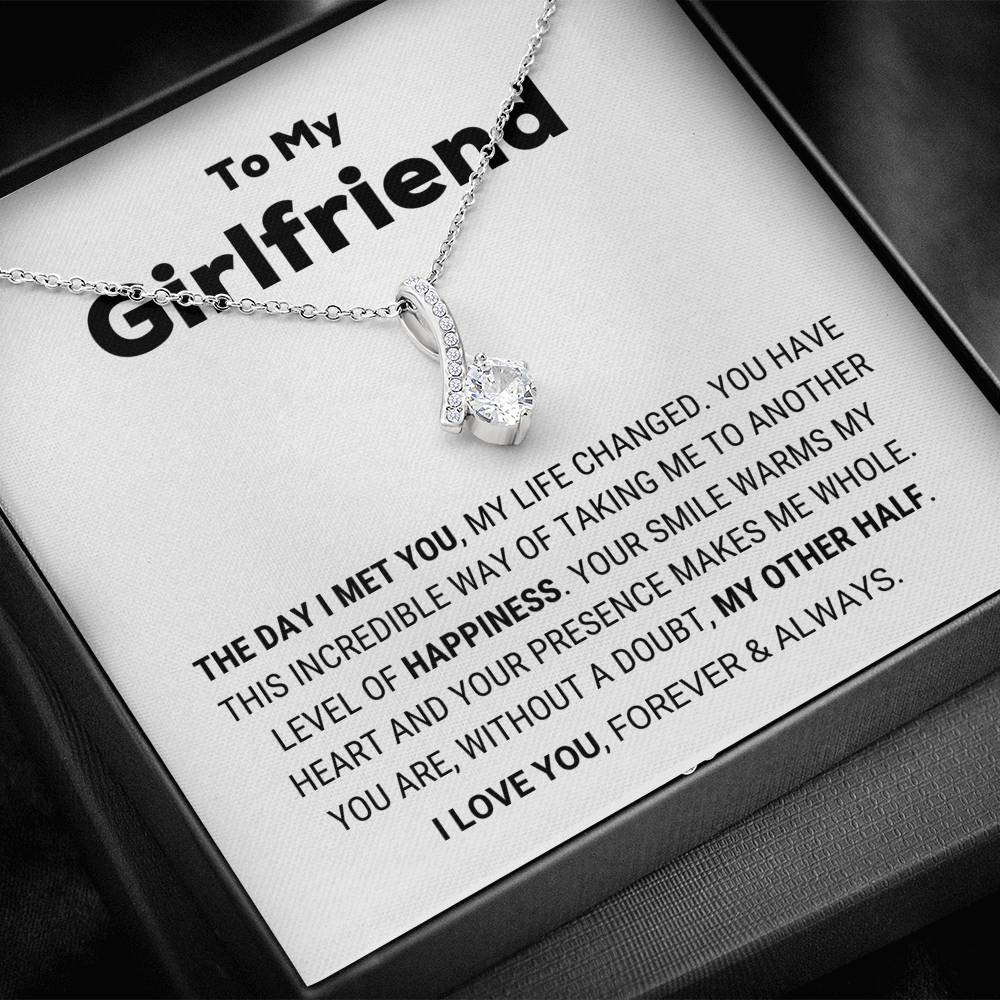 To My Girlfriend - The Day I Met You - Alluring Necklace