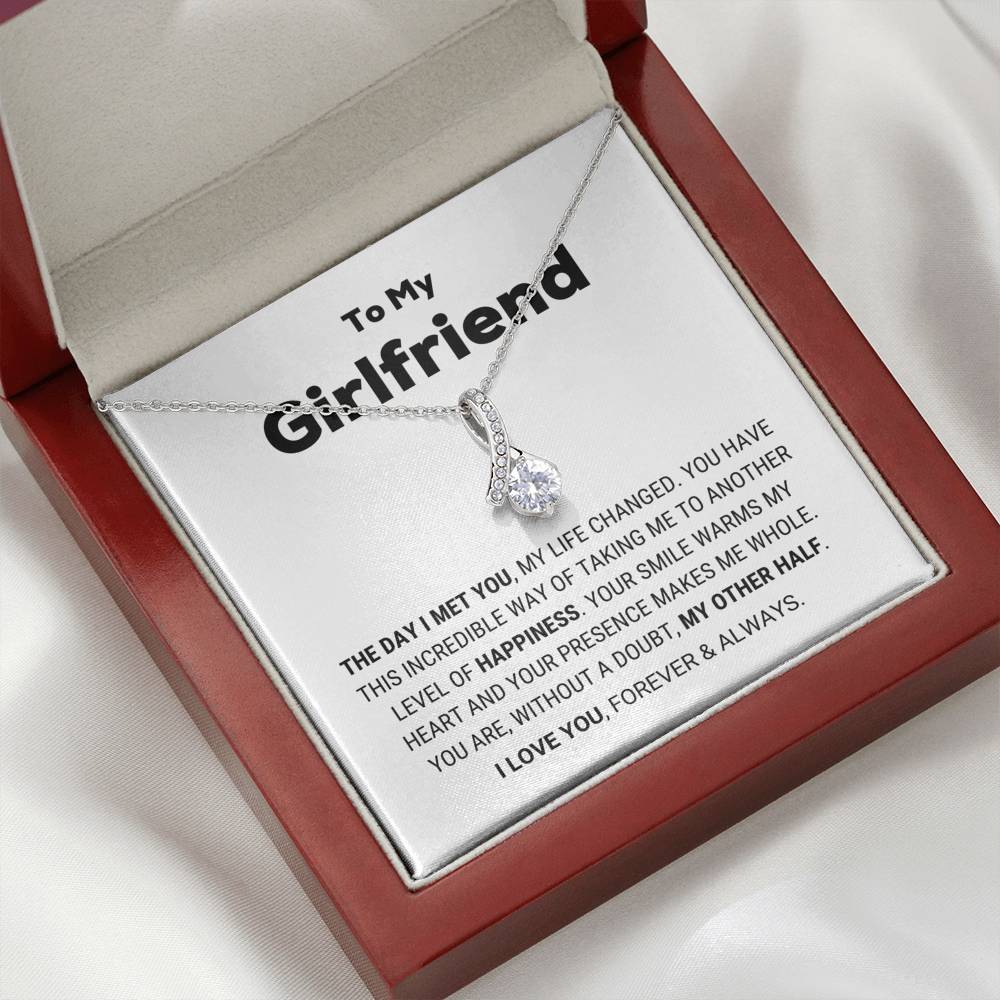 To My Girlfriend - The Day I Met You - Alluring Necklace