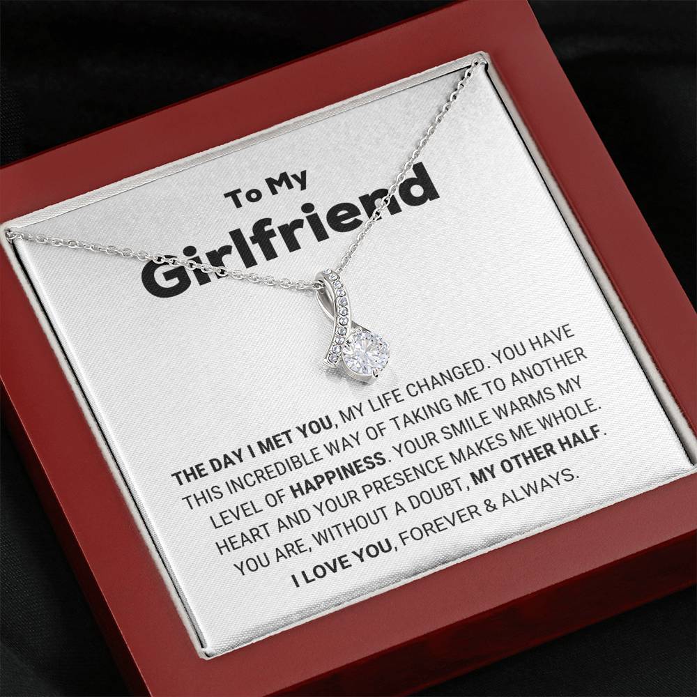 To My Girlfriend - The Day I Met You - Alluring Necklace